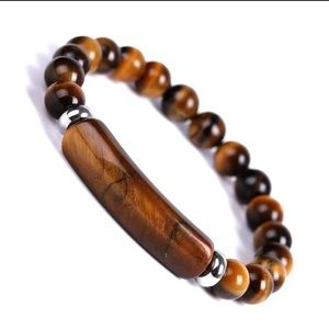 Tiger eye UNISEX beads Bracelet.